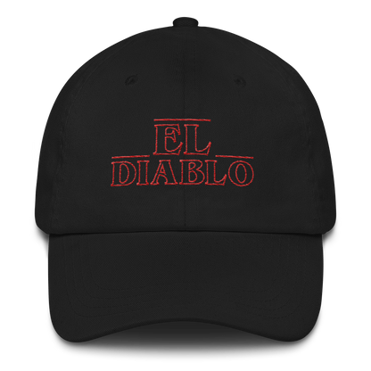 El Diablo Dad Hat  - 2020 - DominicanGirlfriend.com - Frases Dominicanas - República Dominicana Lifestyle Graphic T-Shirts Streetwear & Accessories - New York - Bronx - Washington Heights - Miami - Florida - Boca Chica - USA - Dominican Clothing