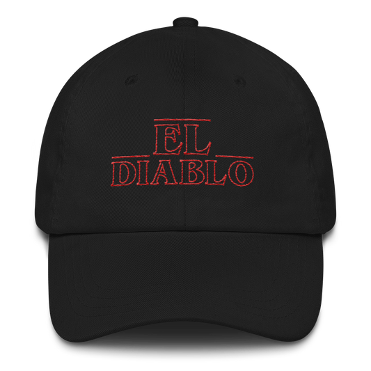 El Diablo Dad Hat  - 2020 - DominicanGirlfriend.com - Frases Dominicanas - República Dominicana Lifestyle Graphic T-Shirts Streetwear & Accessories - New York - Bronx - Washington Heights - Miami - Florida - Boca Chica - USA - Dominican Clothing