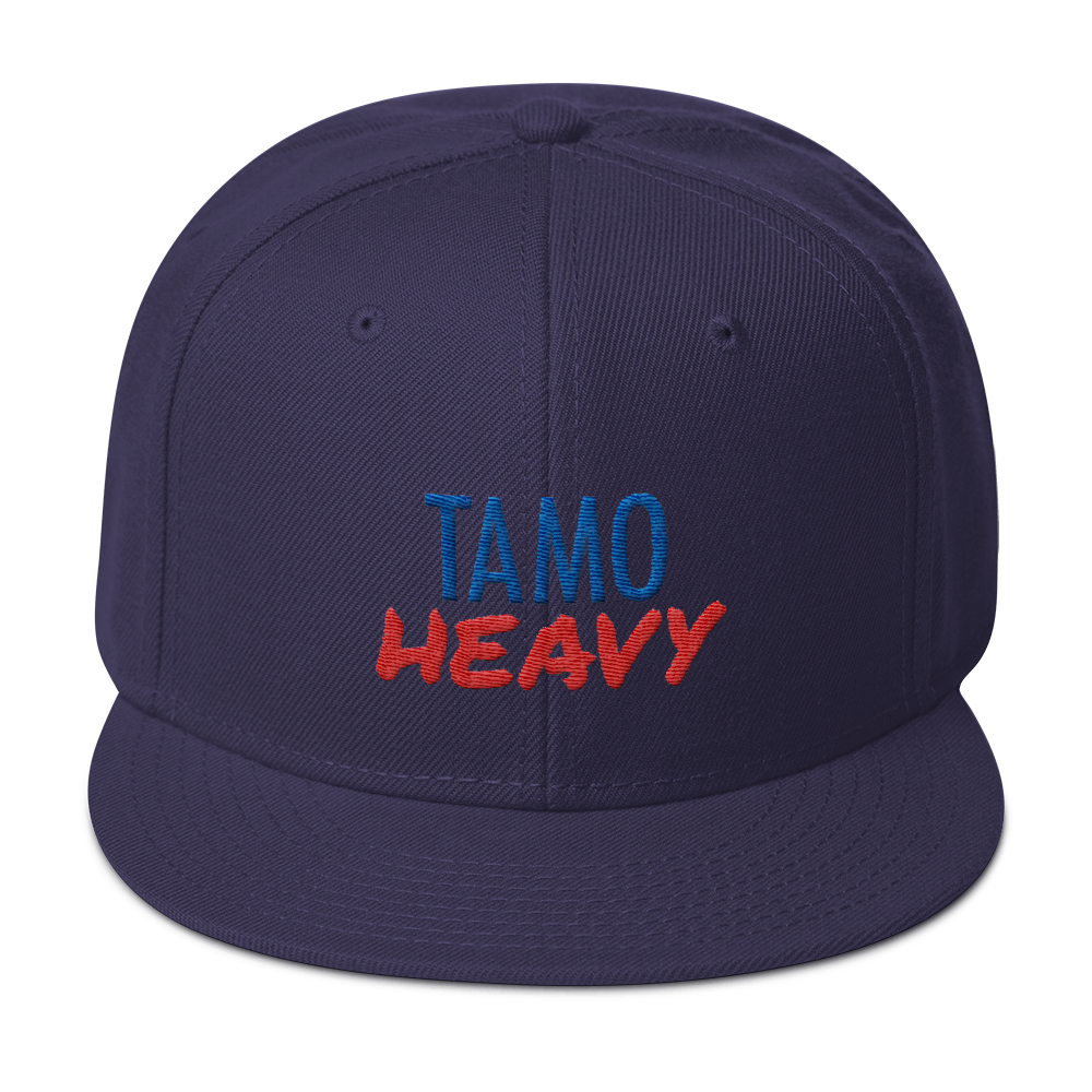 Tamo Heavy Snapback Hat  - 2020 - DominicanGirlfriend.com - Frases Dominicanas - República Dominicana Lifestyle Graphic T-Shirts Streetwear & Accessories - New York - Bronx - Washington Heights - Miami - Florida - Boca Chica - USA - Dominican Clothing