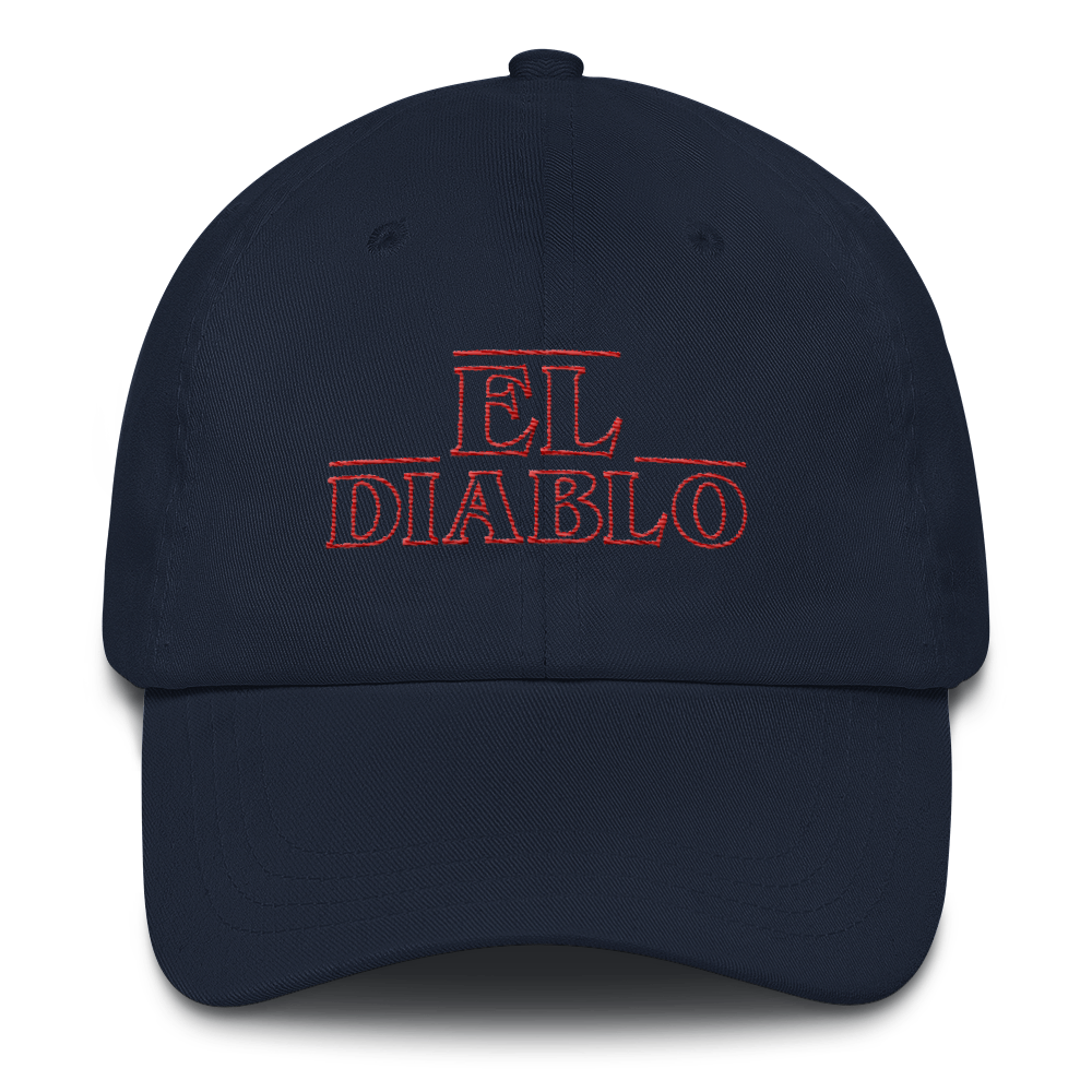 El Diablo Dad Hat  - 2020 - DominicanGirlfriend.com - Frases Dominicanas - República Dominicana Lifestyle Graphic T-Shirts Streetwear & Accessories - New York - Bronx - Washington Heights - Miami - Florida - Boca Chica - USA - Dominican Clothing