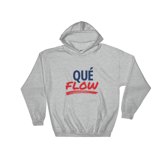 Que Flow Unisex Hoodie  - 2020 - DominicanGirlfriend.com - Frases Dominicanas - República Dominicana Lifestyle Graphic T-Shirts Streetwear & Accessories - New York - Bronx - Washington Heights - Miami - Florida - Boca Chica - USA - Dominican Clothing