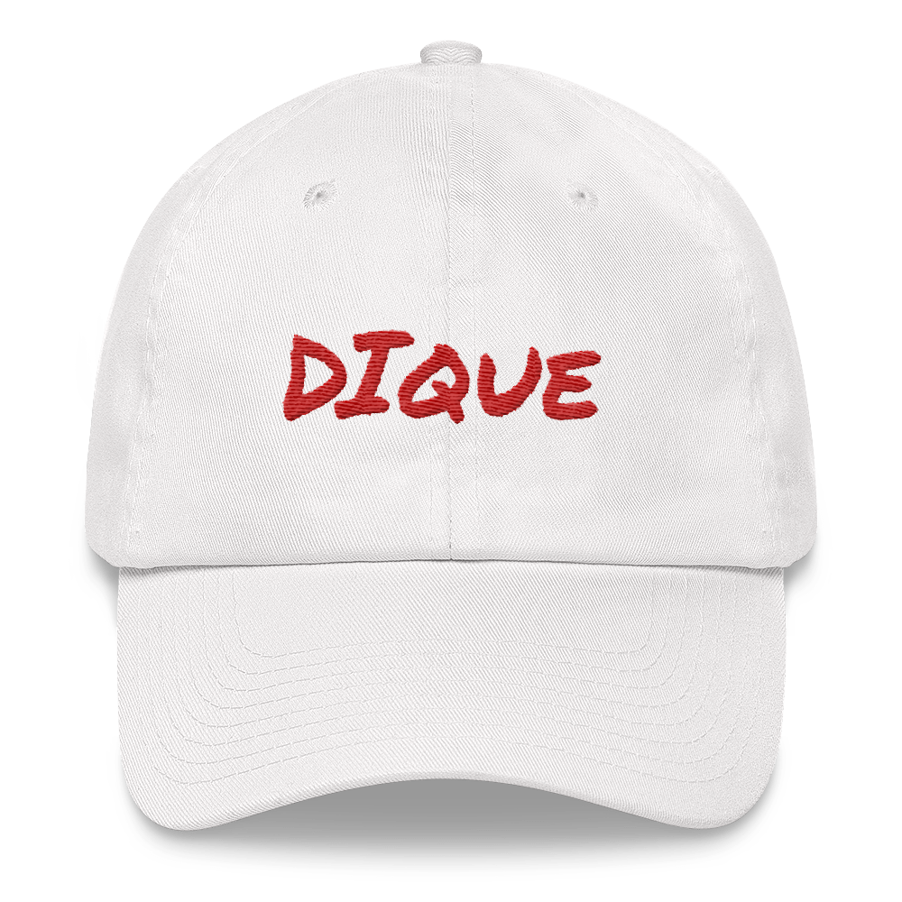 Dique Dad Hat  - 2020 - DominicanGirlfriend.com - Frases Dominicanas - República Dominicana Lifestyle Graphic T-Shirts Streetwear & Accessories - New York - Bronx - Washington Heights - Miami - Florida - Boca Chica - USA - Dominican Clothing