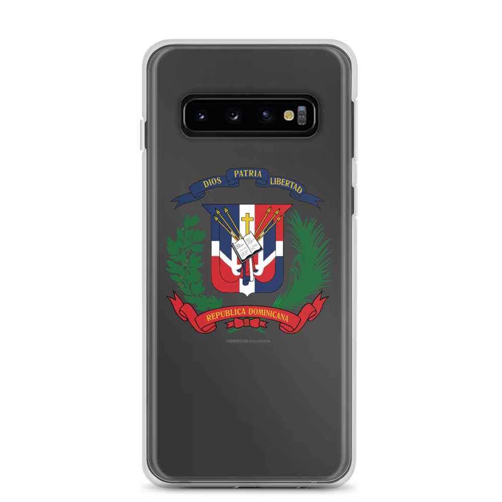 Escudo de la República Dominicana Samsung Case  - 2020 - DominicanGirlfriend.com - Frases Dominicanas - República Dominicana Lifestyle Graphic T-Shirts Streetwear & Accessories - New York - Bronx - Washington Heights - Miami - Florida - Boca Chica - USA - Dominican Clothing