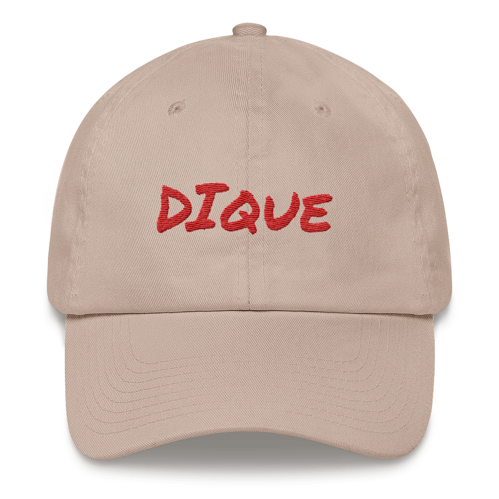 Dique Dad Hat  - 2020 - DominicanGirlfriend.com - Frases Dominicanas - República Dominicana Lifestyle Graphic T-Shirts Streetwear & Accessories - New York - Bronx - Washington Heights - Miami - Florida - Boca Chica - USA - Dominican Clothing
