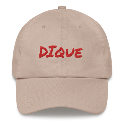 Dique Dad Hat  - 2020 - DominicanGirlfriend.com - Frases Dominicanas - República Dominicana Lifestyle Graphic T-Shirts Streetwear & Accessories - New York - Bronx - Washington Heights - Miami - Florida - Boca Chica - USA - Dominican Clothing