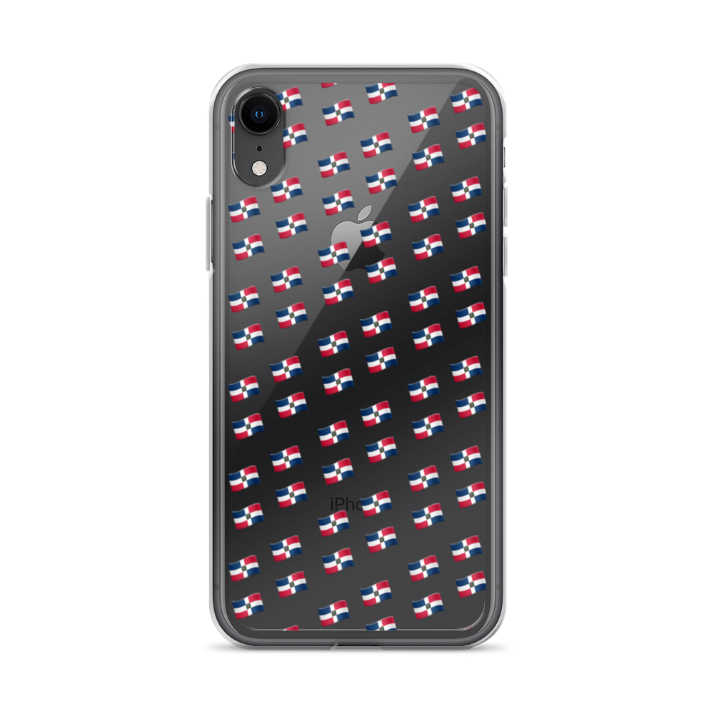 All-Over Emoji República Dominicana Flag iPhone Case  - 2020 - DominicanGirlfriend.com - Frases Dominicanas - República Dominicana Lifestyle Graphic T-Shirts Streetwear & Accessories - New York - Bronx - Washington Heights - Miami - Florida - Boca Chica - USA - Dominican Clothing