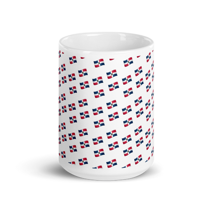 All-Over Emoji República Dominicana Flag Mug  - 2020 - DominicanGirlfriend.com - Frases Dominicanas - República Dominicana Lifestyle Graphic T-Shirts Streetwear & Accessories - New York - Bronx - Washington Heights - Miami - Florida - Boca Chica - USA - Dominican Clothing