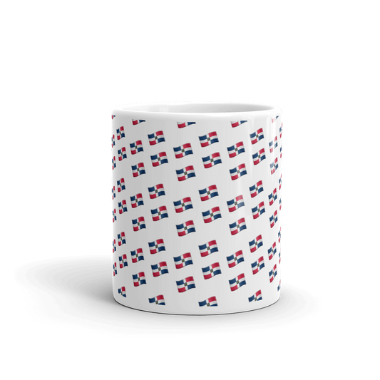 All-Over Emoji República Dominicana Flag Mug  - 2020 - DominicanGirlfriend.com - Frases Dominicanas - República Dominicana Lifestyle Graphic T-Shirts Streetwear & Accessories - New York - Bronx - Washington Heights - Miami - Florida - Boca Chica - USA - Dominican Clothing