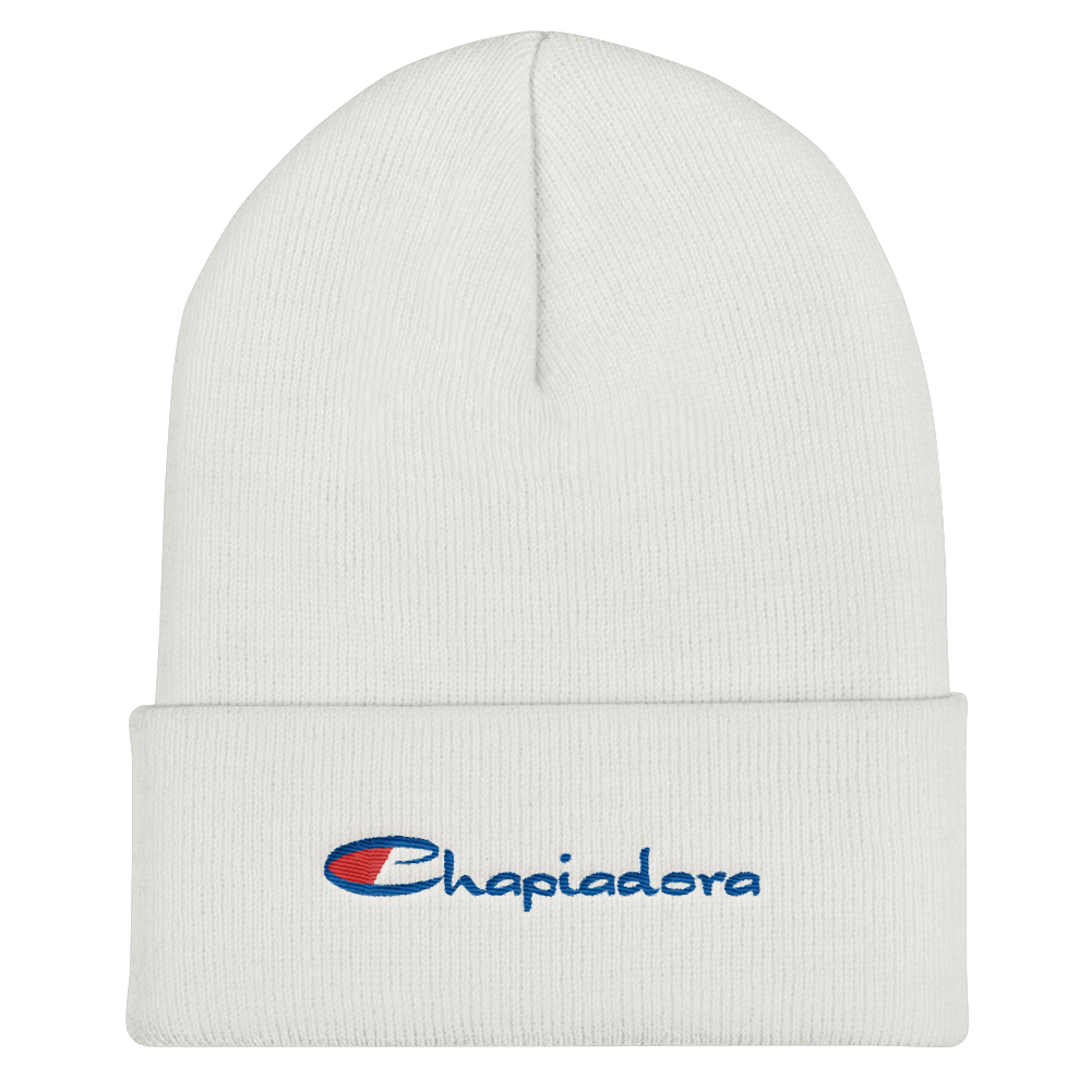 Chapiadora Cuffed Beanie  - 2020 - DominicanGirlfriend.com - Frases Dominicanas - República Dominicana Lifestyle Graphic T-Shirts Streetwear & Accessories - New York - Bronx - Washington Heights - Miami - Florida - Boca Chica - USA - Dominican Clothing