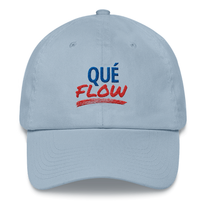 Que Flow Dad Hat  - 2020 - DominicanGirlfriend.com - Frases Dominicanas - República Dominicana Lifestyle Graphic T-Shirts Streetwear & Accessories - New York - Bronx - Washington Heights - Miami - Florida - Boca Chica - USA - Dominican Clothing