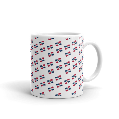 All-Over Emoji República Dominicana Flag Mug  - 2020 - DominicanGirlfriend.com - Frases Dominicanas - República Dominicana Lifestyle Graphic T-Shirts Streetwear & Accessories - New York - Bronx - Washington Heights - Miami - Florida - Boca Chica - USA - Dominican Clothing
