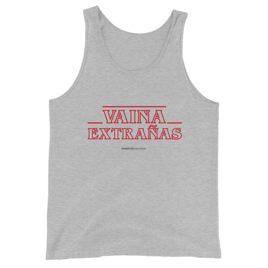 Vaina Extrañas Tank Top  - 2020 - DominicanGirlfriend.com - Frases Dominicanas - República Dominicana Lifestyle Graphic T-Shirts Streetwear & Accessories - New York - Bronx - Washington Heights - Miami - Florida - Boca Chica - USA - Dominican Clothing