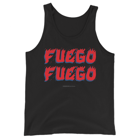 Fuego Tank Top  - 2020 - DominicanGirlfriend.com - Frases Dominicanas - República Dominicana Lifestyle Graphic T-Shirts Streetwear & Accessories - New York - Bronx - Washington Heights - Miami - Florida - Boca Chica - USA - Dominican Clothing