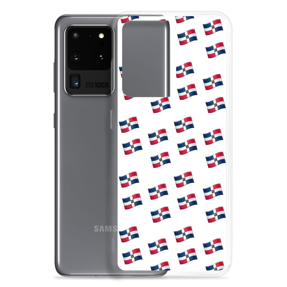 All-Over Emoji República Dominicana Flag Samsung Case  - 2020 - DominicanGirlfriend.com - Frases Dominicanas - República Dominicana Lifestyle Graphic T-Shirts Streetwear & Accessories - New York - Bronx - Washington Heights - Miami - Florida - Boca Chica - USA - Dominican Clothing