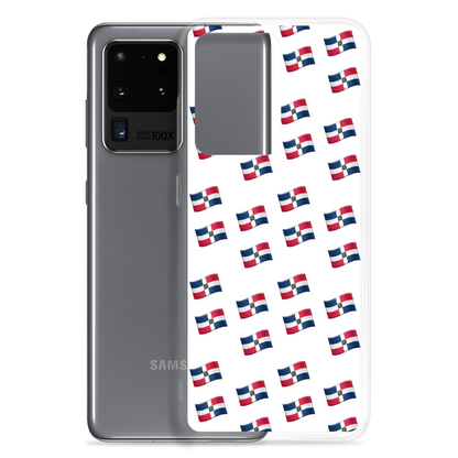 All-Over Emoji República Dominicana Flag Samsung Case  - 2020 - DominicanGirlfriend.com - Frases Dominicanas - República Dominicana Lifestyle Graphic T-Shirts Streetwear & Accessories - New York - Bronx - Washington Heights - Miami - Florida - Boca Chica - USA - Dominican Clothing
