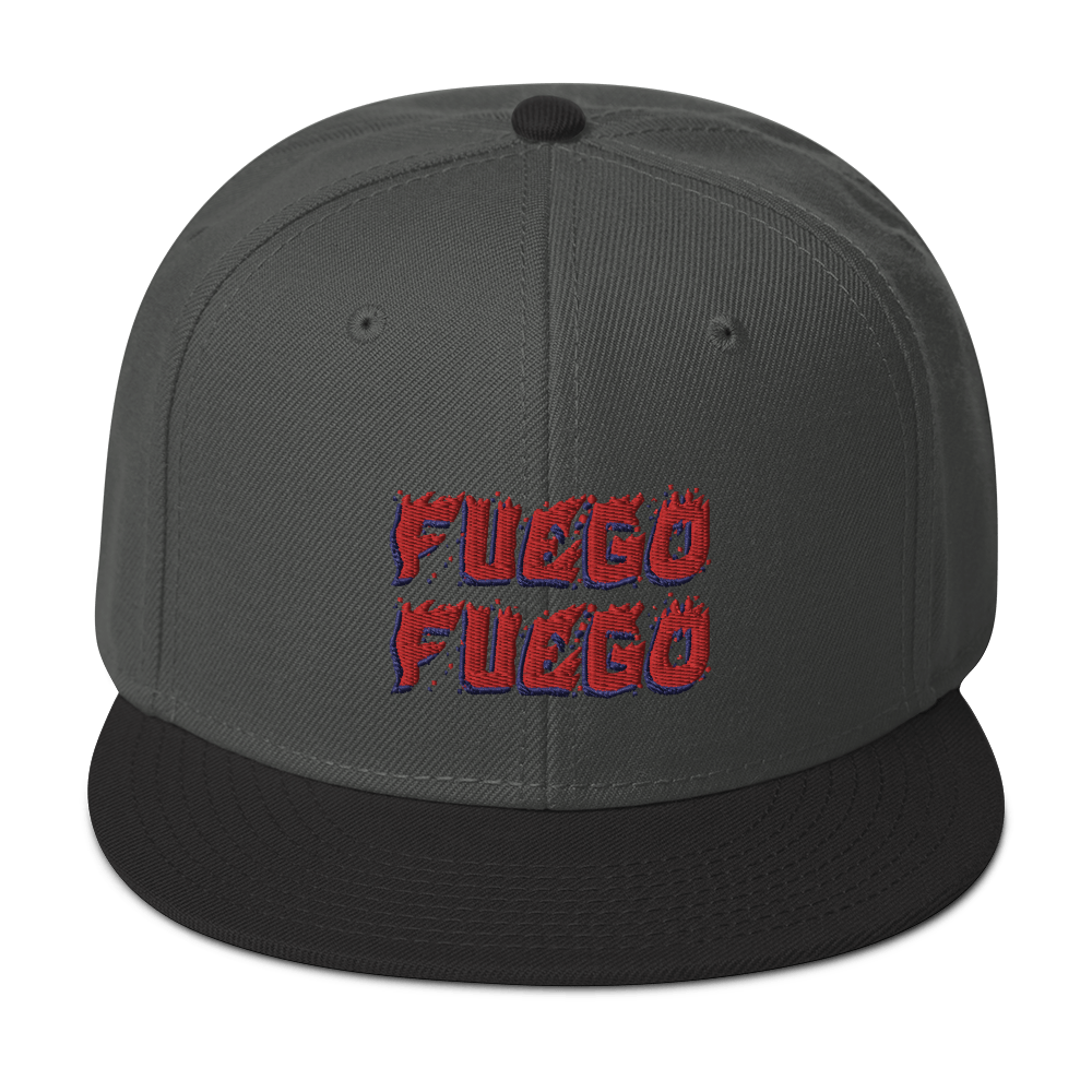 Fuego Snapback  - 2020 - DominicanGirlfriend.com - Frases Dominicanas - República Dominicana Lifestyle Graphic T-Shirts Streetwear & Accessories - New York - Bronx - Washington Heights - Miami - Florida - Boca Chica - USA - Dominican Clothing