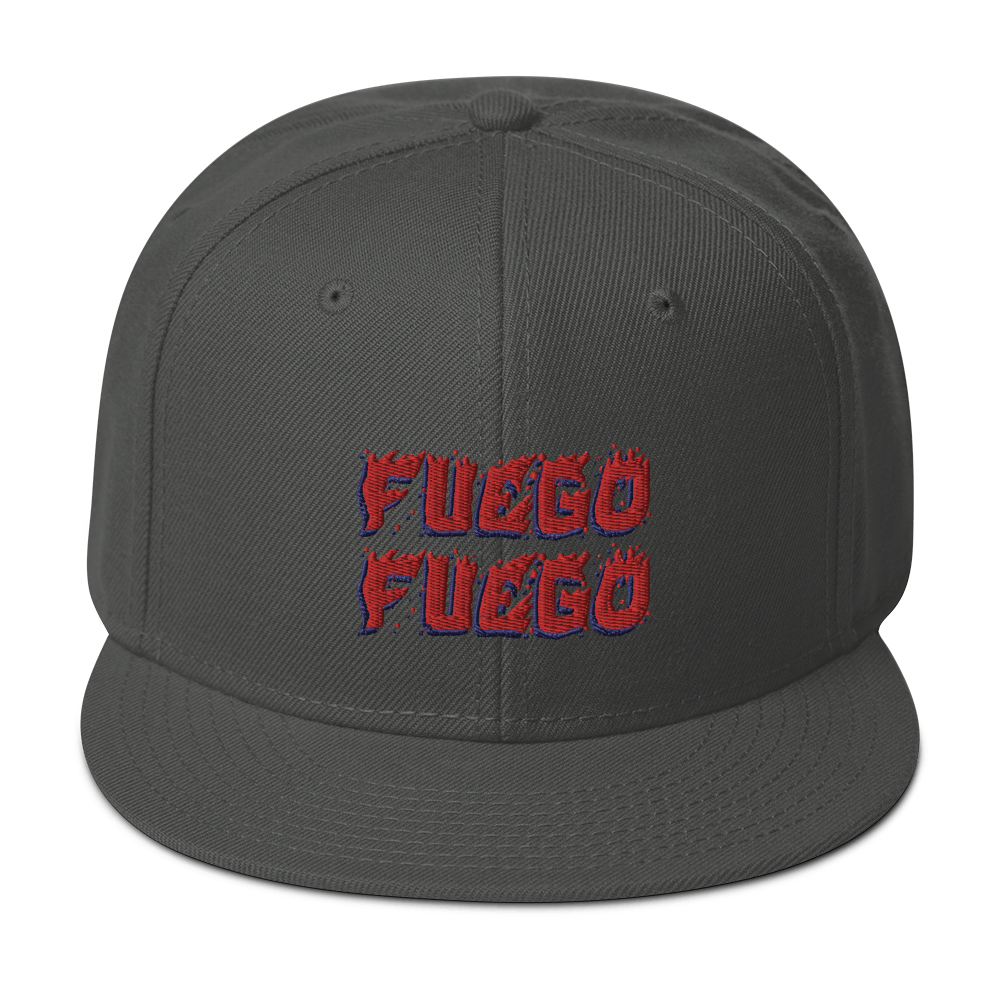 Fuego Snapback  - 2020 - DominicanGirlfriend.com - Frases Dominicanas - República Dominicana Lifestyle Graphic T-Shirts Streetwear & Accessories - New York - Bronx - Washington Heights - Miami - Florida - Boca Chica - USA - Dominican Clothing