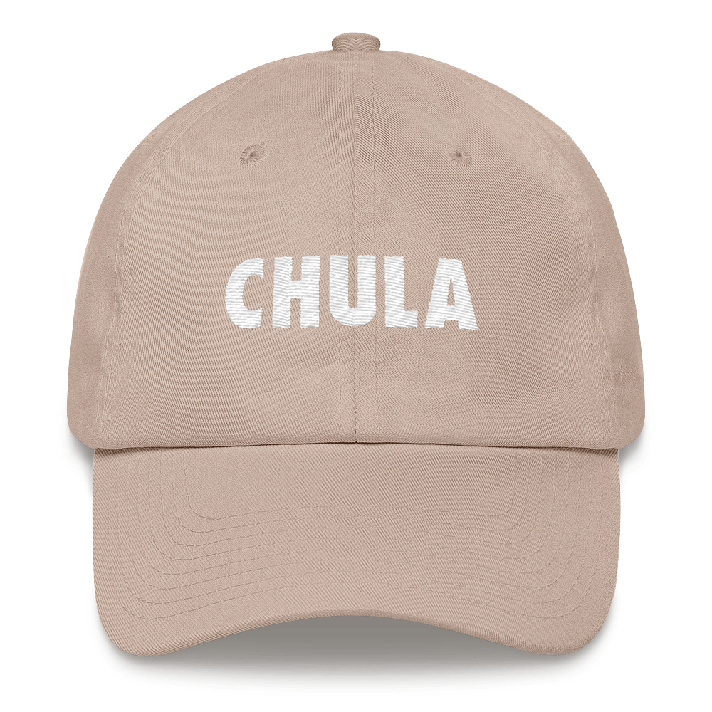 Chula Dad Hat  - 2020 - DominicanGirlfriend.com - Frases Dominicanas - República Dominicana Lifestyle Graphic T-Shirts Streetwear & Accessories - New York - Bronx - Washington Heights - Miami - Florida - Boca Chica - USA - Dominican Clothing