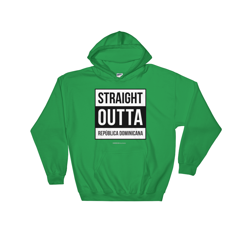 Straight Outta República Dominicana Unisex Hoodie  - 2020 - DominicanGirlfriend.com - Frases Dominicanas - República Dominicana Lifestyle Graphic T-Shirts Streetwear & Accessories - New York - Bronx - Washington Heights - Miami - Florida - Boca Chica - USA - Dominican Clothing