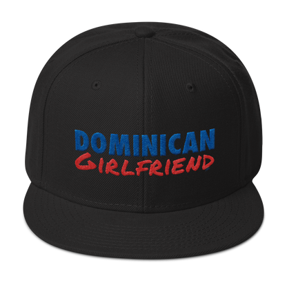 Dominican Girlfriend Snapback Hat  - 2020 - DominicanGirlfriend.com - Frases Dominicanas - República Dominicana Lifestyle Graphic T-Shirts Streetwear & Accessories - New York - Bronx - Washington Heights - Miami - Florida - Boca Chica - USA - Dominican Clothing
