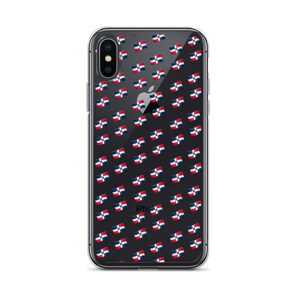 All-Over Emoji República Dominicana Flag iPhone Case  - 2020 - DominicanGirlfriend.com - Frases Dominicanas - República Dominicana Lifestyle Graphic T-Shirts Streetwear & Accessories - New York - Bronx - Washington Heights - Miami - Florida - Boca Chica - USA - Dominican Clothing