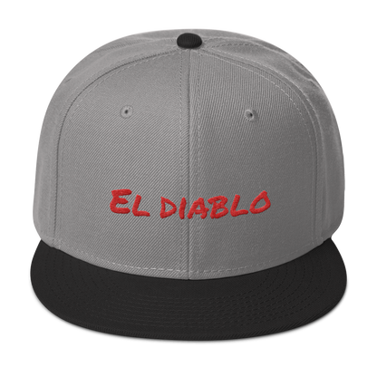 El Diablo Snapback Hat  - 2020 - DominicanGirlfriend.com - Frases Dominicanas - República Dominicana Lifestyle Graphic T-Shirts Streetwear & Accessories - New York - Bronx - Washington Heights - Miami - Florida - Boca Chica - USA - Dominican Clothing