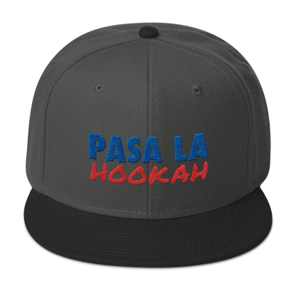 Pasa La Hookah Snapback Hat  - 2020 - DominicanGirlfriend.com - Frases Dominicanas - República Dominicana Lifestyle Graphic T-Shirts Streetwear & Accessories - New York - Bronx - Washington Heights - Miami - Florida - Boca Chica - USA - Dominican Clothing