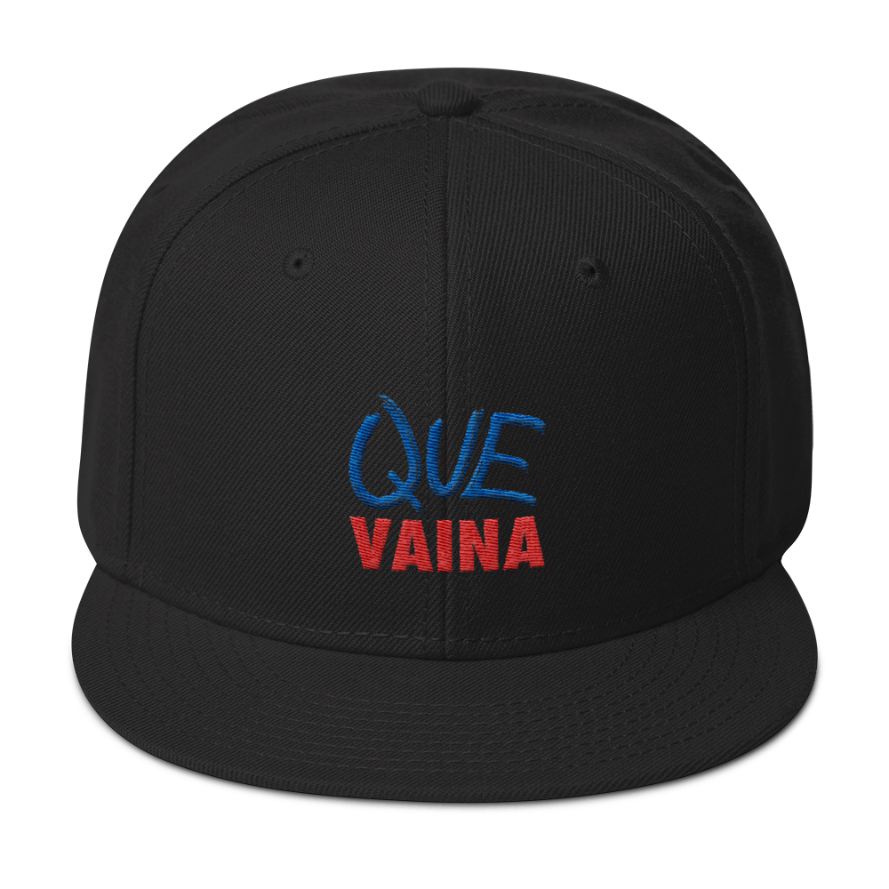 Que Vaina Snapback Hat  - 2020 - DominicanGirlfriend.com - Frases Dominicanas - República Dominicana Lifestyle Graphic T-Shirts Streetwear & Accessories - New York - Bronx - Washington Heights - Miami - Florida - Boca Chica - USA - Dominican Clothing