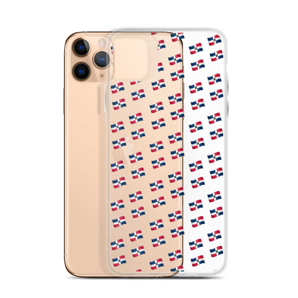 All-Over Emoji República Dominicana Flag iPhone Case  - 2020 - DominicanGirlfriend.com - Frases Dominicanas - República Dominicana Lifestyle Graphic T-Shirts Streetwear & Accessories - New York - Bronx - Washington Heights - Miami - Florida - Boca Chica - USA - Dominican Clothing