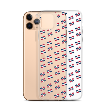 All-Over Emoji República Dominicana Flag iPhone Case  - 2020 - DominicanGirlfriend.com - Frases Dominicanas - República Dominicana Lifestyle Graphic T-Shirts Streetwear & Accessories - New York - Bronx - Washington Heights - Miami - Florida - Boca Chica - USA - Dominican Clothing