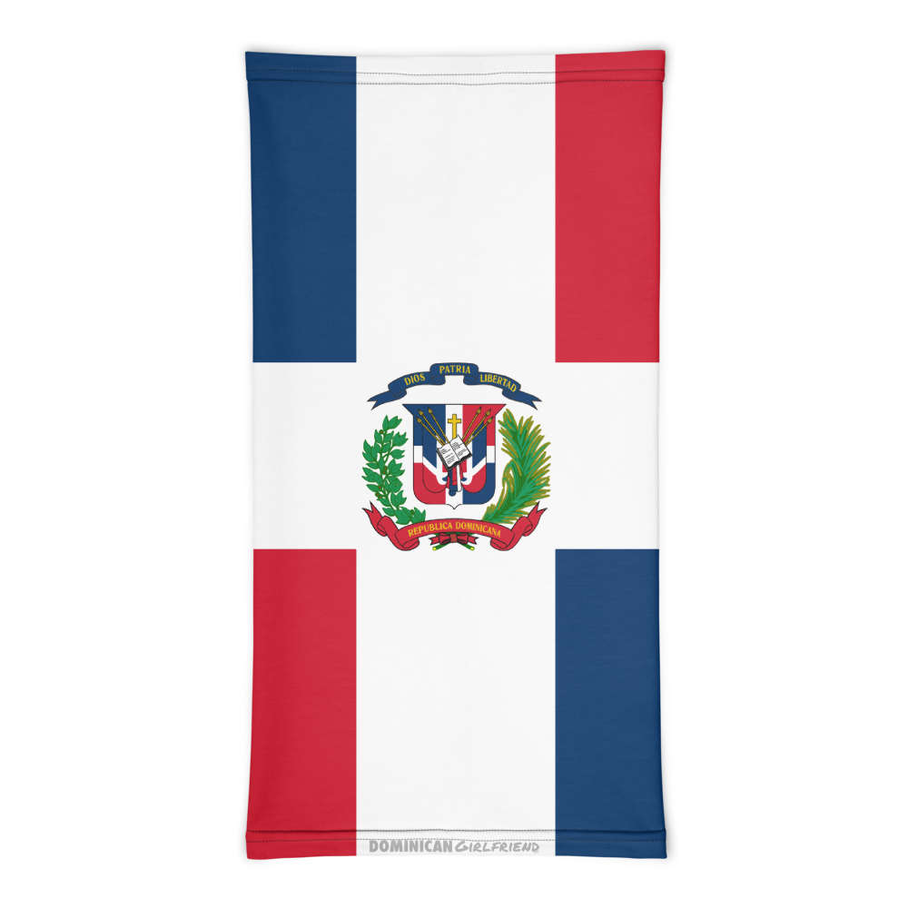 República Dominicana Flag Washable Face Neck Mask  - 2020 - DominicanGirlfriend.com - Frases Dominicanas - República Dominicana Lifestyle Graphic T-Shirts Streetwear & Accessories - New York - Bronx - Washington Heights - Miami - Florida - Boca Chica - USA - Dominican Clothing