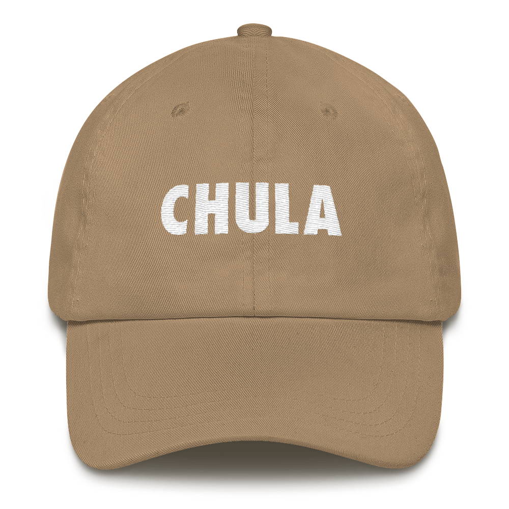 Chula Dad Hat  - 2020 - DominicanGirlfriend.com - Frases Dominicanas - República Dominicana Lifestyle Graphic T-Shirts Streetwear & Accessories - New York - Bronx - Washington Heights - Miami - Florida - Boca Chica - USA - Dominican Clothing