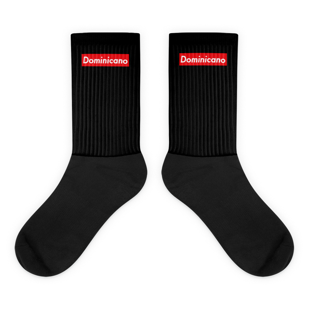 Dominicano Socks  - 2020 - DominicanGirlfriend.com - Frases Dominicanas - República Dominicana Lifestyle Graphic T-Shirts Streetwear & Accessories - New York - Bronx - Washington Heights - Miami - Florida - Boca Chica - USA - Dominican Clothing