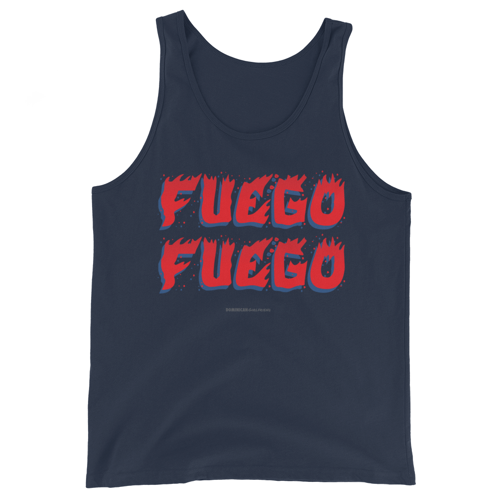 Fuego Tank Top  - 2020 - DominicanGirlfriend.com - Frases Dominicanas - República Dominicana Lifestyle Graphic T-Shirts Streetwear & Accessories - New York - Bronx - Washington Heights - Miami - Florida - Boca Chica - USA - Dominican Clothing