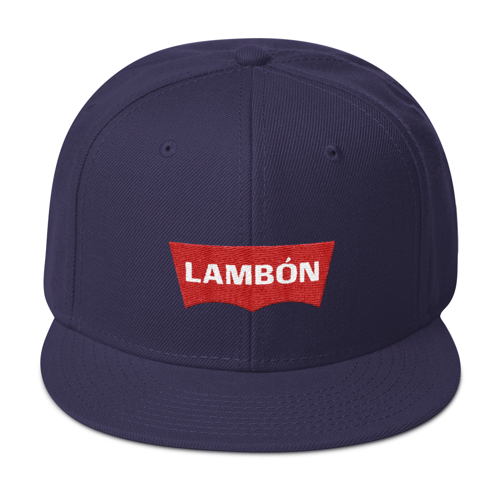 Lambón Snapback Hat  - 2020 - DominicanGirlfriend.com - Frases Dominicanas - República Dominicana Lifestyle Graphic T-Shirts Streetwear & Accessories - New York - Bronx - Washington Heights - Miami - Florida - Boca Chica - USA - Dominican Clothing