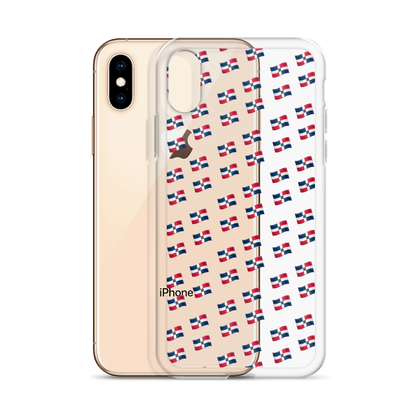 All-Over Emoji República Dominicana Flag iPhone Case  - 2020 - DominicanGirlfriend.com - Frases Dominicanas - República Dominicana Lifestyle Graphic T-Shirts Streetwear & Accessories - New York - Bronx - Washington Heights - Miami - Florida - Boca Chica - USA - Dominican Clothing
