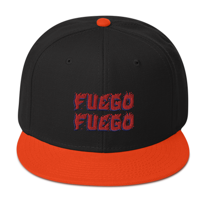 Fuego Snapback  - 2020 - DominicanGirlfriend.com - Frases Dominicanas - República Dominicana Lifestyle Graphic T-Shirts Streetwear & Accessories - New York - Bronx - Washington Heights - Miami - Florida - Boca Chica - USA - Dominican Clothing