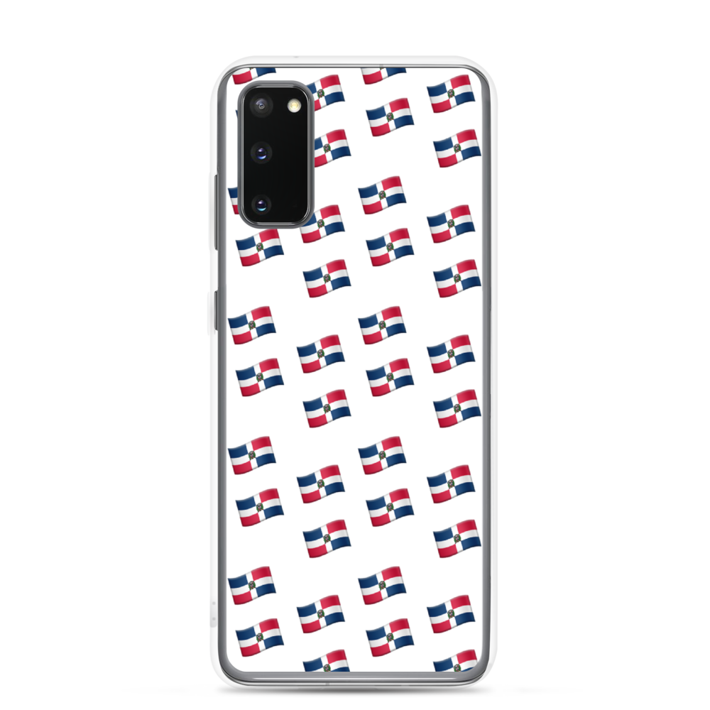 All-Over Emoji República Dominicana Flag Samsung Case  - 2020 - DominicanGirlfriend.com - Frases Dominicanas - República Dominicana Lifestyle Graphic T-Shirts Streetwear & Accessories - New York - Bronx - Washington Heights - Miami - Florida - Boca Chica - USA - Dominican Clothing