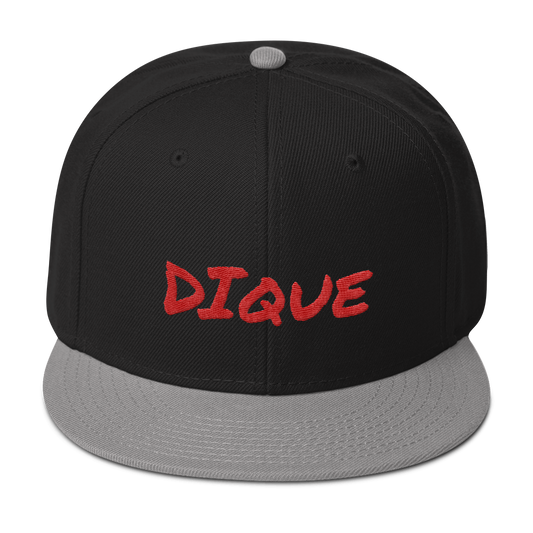 Dique Snapback Hat  - 2020 - DominicanGirlfriend.com - Frases Dominicanas - República Dominicana Lifestyle Graphic T-Shirts Streetwear & Accessories - New York - Bronx - Washington Heights - Miami - Florida - Boca Chica - USA - Dominican Clothing