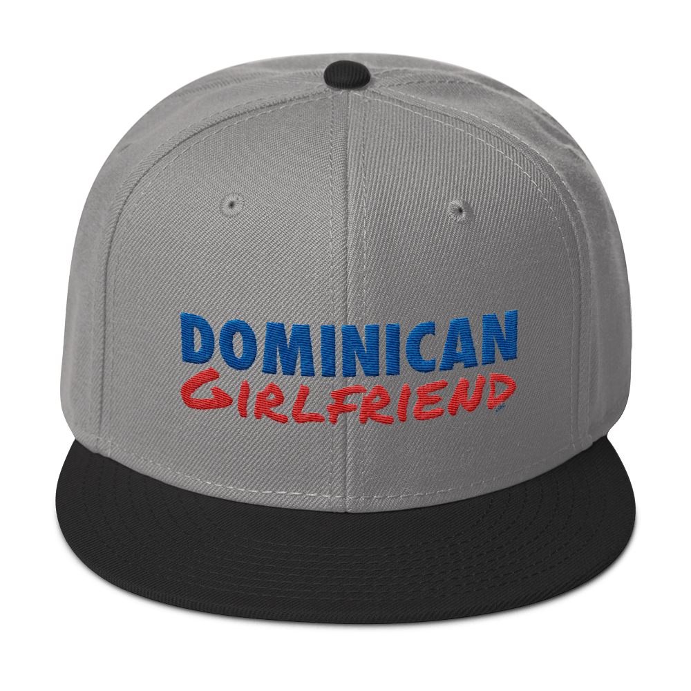 Dominican Girlfriend Snapback Hat  - 2020 - DominicanGirlfriend.com - Frases Dominicanas - República Dominicana Lifestyle Graphic T-Shirts Streetwear & Accessories - New York - Bronx - Washington Heights - Miami - Florida - Boca Chica - USA - Dominican Clothing