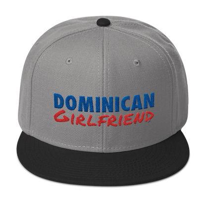 Dominican Girlfriend Snapback Hat  - 2020 - DominicanGirlfriend.com - Frases Dominicanas - República Dominicana Lifestyle Graphic T-Shirts Streetwear & Accessories - New York - Bronx - Washington Heights - Miami - Florida - Boca Chica - USA - Dominican Clothing