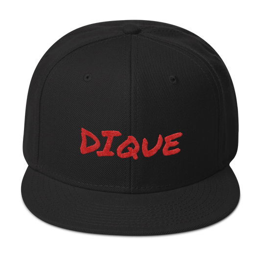 Dique Snapback Hat  - 2020 - DominicanGirlfriend.com - Frases Dominicanas - República Dominicana Lifestyle Graphic T-Shirts Streetwear & Accessories - New York - Bronx - Washington Heights - Miami - Florida - Boca Chica - USA - Dominican Clothing