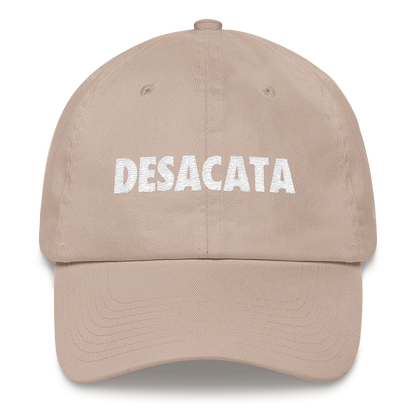 Desacata Dad Hat  - 2020 - DominicanGirlfriend.com - Frases Dominicanas - República Dominicana Lifestyle Graphic T-Shirts Streetwear & Accessories - New York - Bronx - Washington Heights - Miami - Florida - Boca Chica - USA - Dominican Clothing