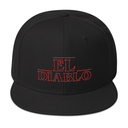El Diablo Snapback Hat  - 2020 - DominicanGirlfriend.com - Frases Dominicanas - República Dominicana Lifestyle Graphic T-Shirts Streetwear & Accessories - New York - Bronx - Washington Heights - Miami - Florida - Boca Chica - USA - Dominican Clothing