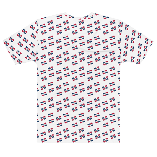 All-Over Emoji República Dominicana Flag Men's T-shirt  - 2020 - DominicanGirlfriend.com - Frases Dominicanas - República Dominicana Lifestyle Graphic T-Shirts Streetwear & Accessories - New York - Bronx - Washington Heights - Miami - Florida - Boca Chica - USA - Dominican Clothing