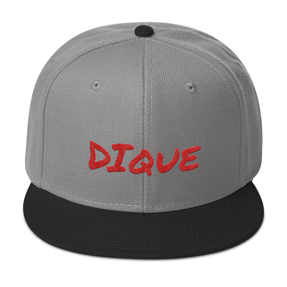 Dique Snapback Hat  - 2020 - DominicanGirlfriend.com - Frases Dominicanas - República Dominicana Lifestyle Graphic T-Shirts Streetwear & Accessories - New York - Bronx - Washington Heights - Miami - Florida - Boca Chica - USA - Dominican Clothing