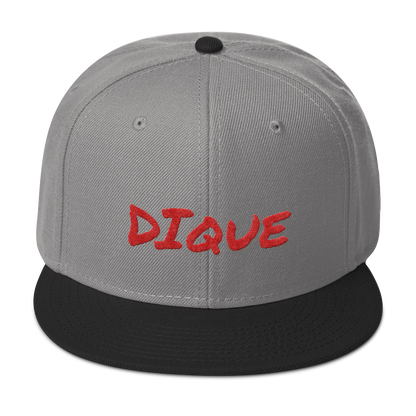 Dique Snapback Hat  - 2020 - DominicanGirlfriend.com - Frases Dominicanas - República Dominicana Lifestyle Graphic T-Shirts Streetwear & Accessories - New York - Bronx - Washington Heights - Miami - Florida - Boca Chica - USA - Dominican Clothing