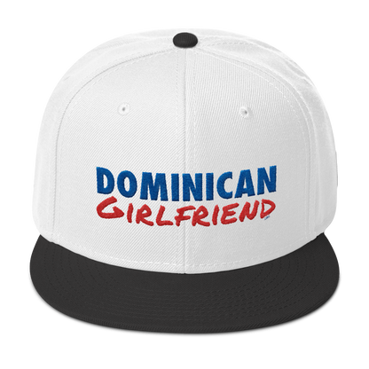 Dominican Girlfriend Snapback Hat  - 2020 - DominicanGirlfriend.com - Frases Dominicanas - República Dominicana Lifestyle Graphic T-Shirts Streetwear & Accessories - New York - Bronx - Washington Heights - Miami - Florida - Boca Chica - USA - Dominican Clothing