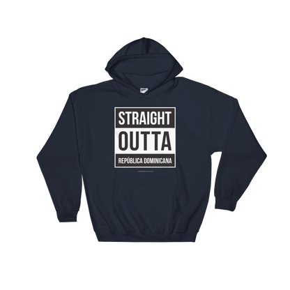 Straight Outta República Dominicana Unisex Hoodie  - 2020 - DominicanGirlfriend.com - Frases Dominicanas - República Dominicana Lifestyle Graphic T-Shirts Streetwear & Accessories - New York - Bronx - Washington Heights - Miami - Florida - Boca Chica - USA - Dominican Clothing