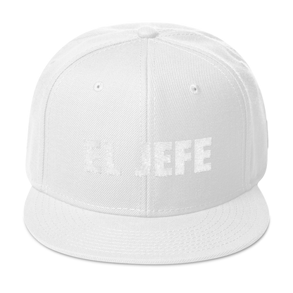 El Jefe Snapback Hat  - 2020 - DominicanGirlfriend.com - Frases Dominicanas - República Dominicana Lifestyle Graphic T-Shirts Streetwear & Accessories - New York - Bronx - Washington Heights - Miami - Florida - Boca Chica - USA - Dominican Clothing